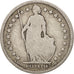 Switzerland, Franc, 1880, Bern, VF(30-35), Silver, KM:24