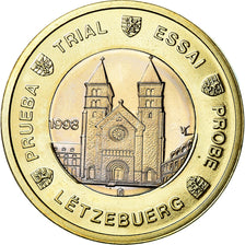 Luxembourg, Euro, 1998, unofficial private coin, MS(63), Bi-Metallic