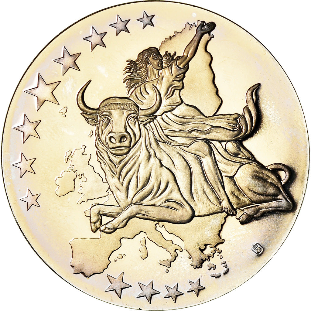 Malte, Médaille, Drapeau européen - Billet de 100 euro, Arts & Culture, 2002