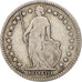 Switzerland, Franc, 1894, Paris, VF(30-35), Silver, KM:24