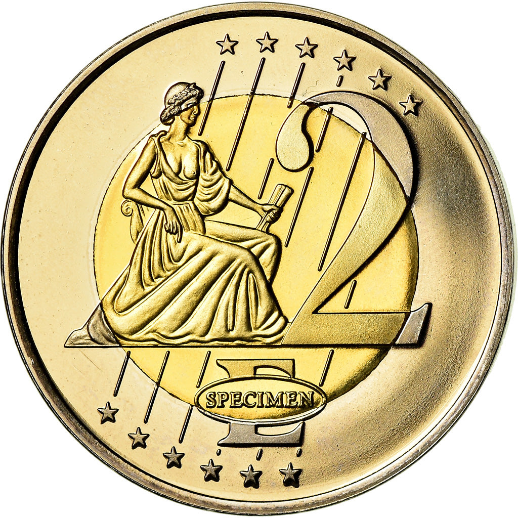 Norway, 2 Euro, 2005, unofficial private coin, MS(63), Bi-Metallic