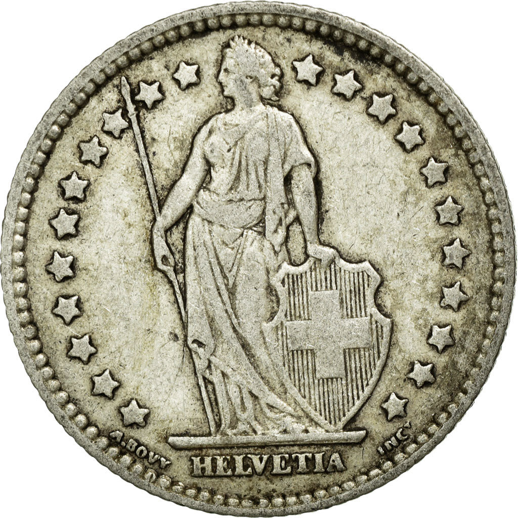 Coin, Switzerland, Franc, 1911, Bern, VF(30-35), Silver, KM:24