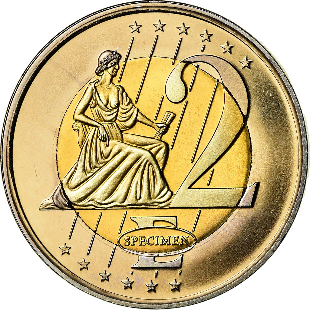 Slovenia, 2 Euro, 2003, unofficial private coin, MS(63), Bi-Metallic