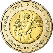 Serbia, 2 Euro, 2004, unofficial private coin, MS(63), Bi-Metallic