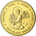 Serbia, 50 Euro Cent, 2004, unofficial private coin, MS(63), Brass