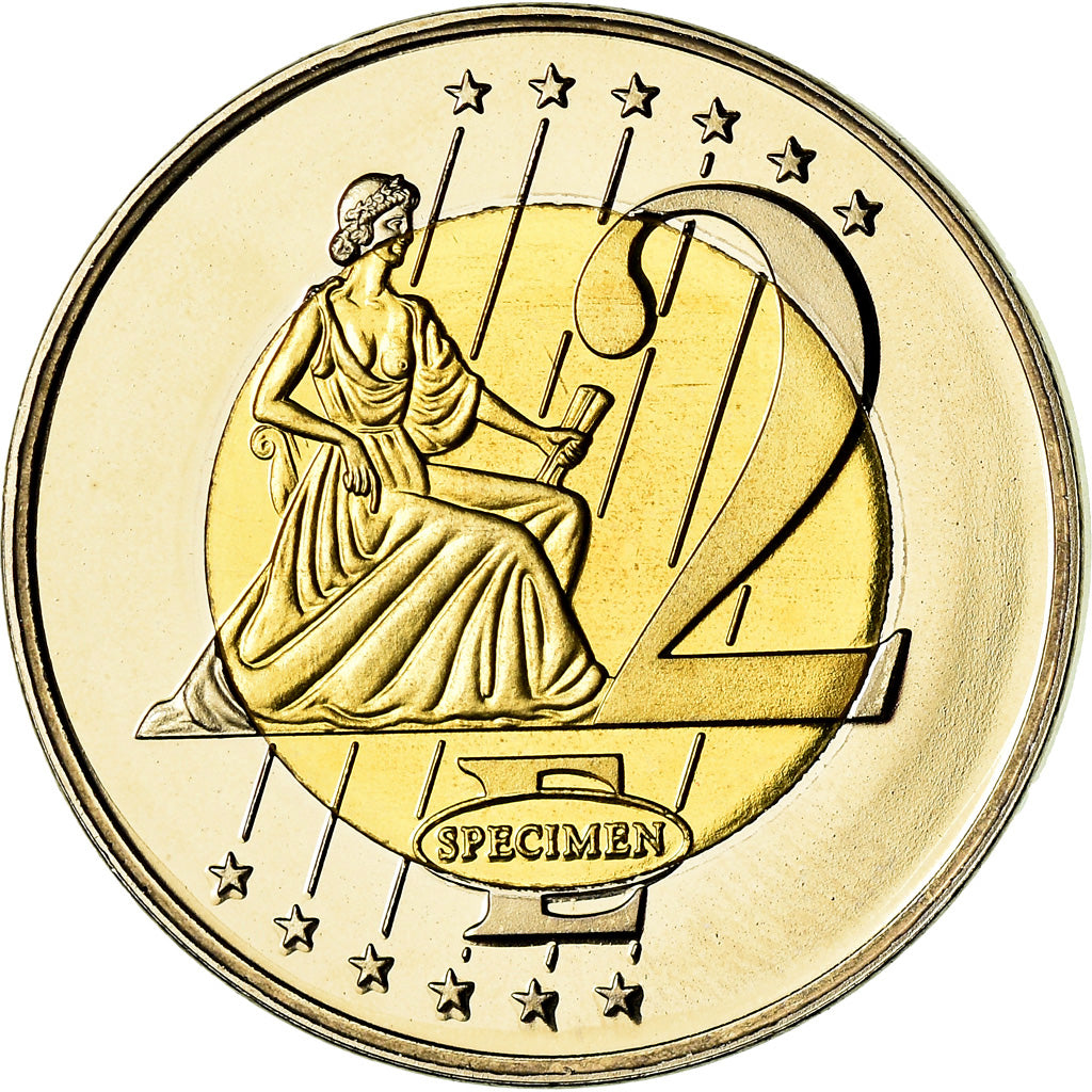 Liechtenstein, 2 Euro, 2005, unofficial private coin, MS(63), Bi-Metallic