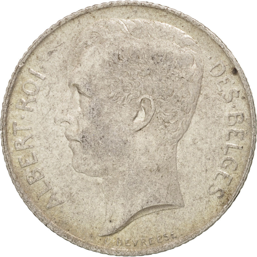 Belgio, 50 Centimes, 1912, BB+, Argento, KM:70