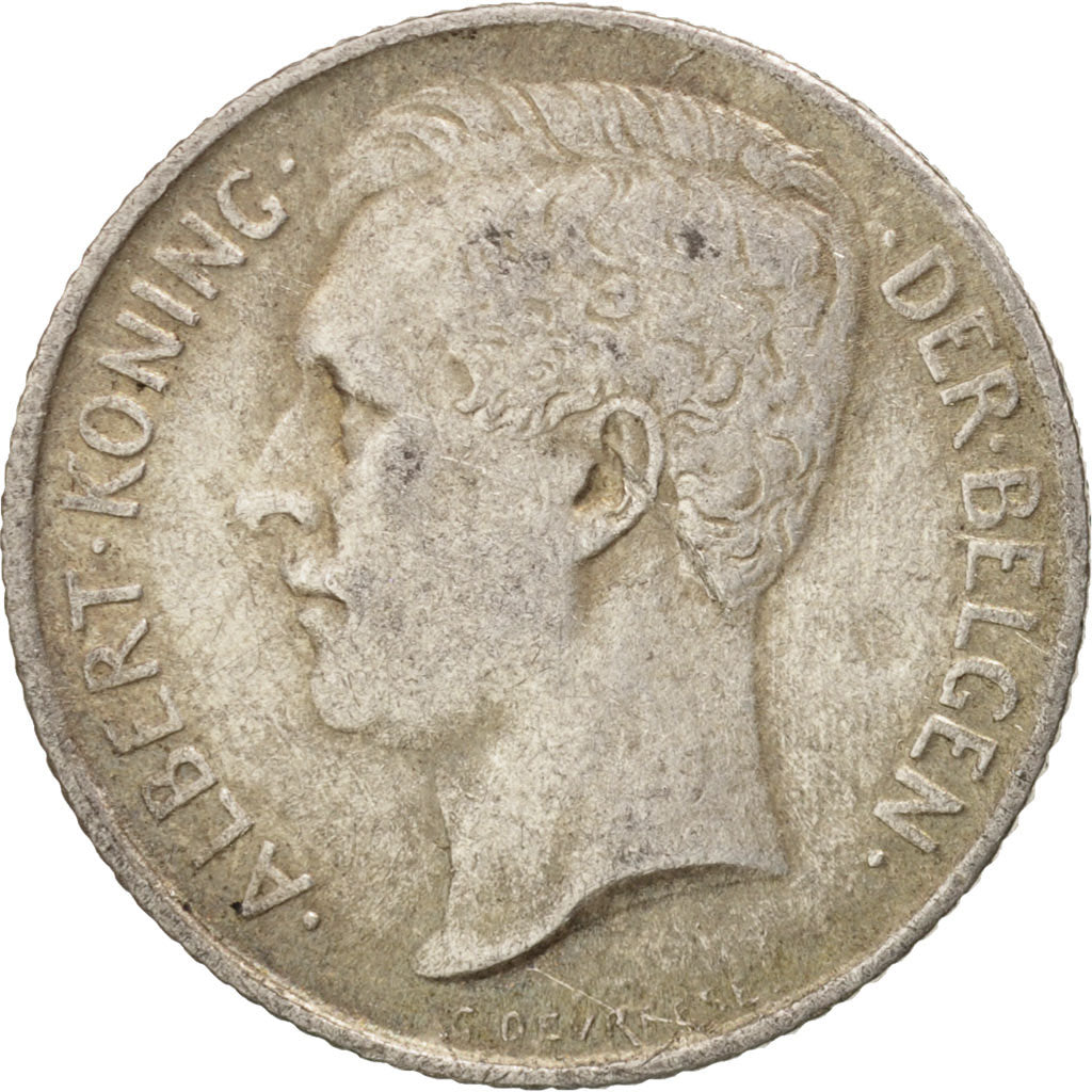 Coin, Belgium, 50 Centimes, 1912, AU(50-53), Silver, KM:71