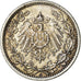 Coin, GERMANY - EMPIRE, 1/2 Mark, 1918, Berlin, EF(40-45), Silver, KM:17