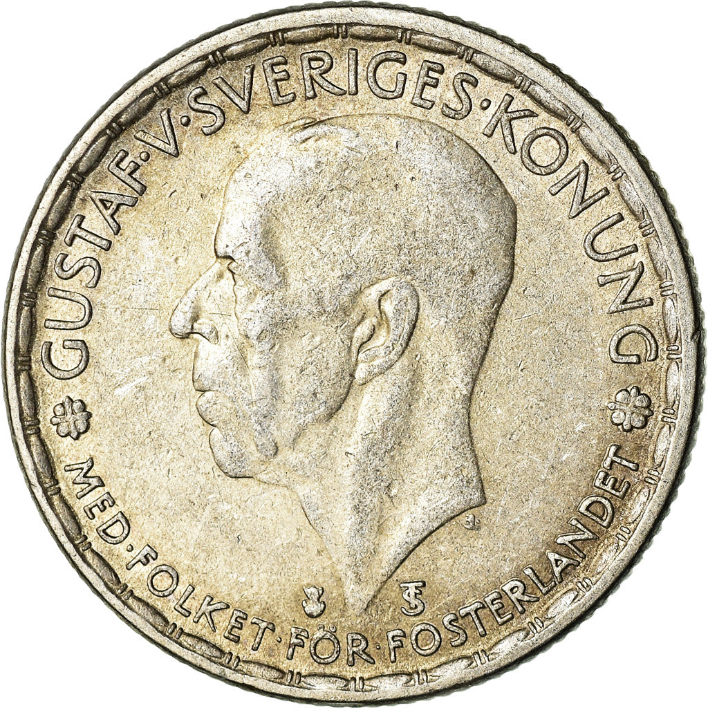 Münze, Schweden, Gustaf V, Krona, 1946, SS, Silber, KM:814