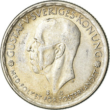 Coin, Sweden, Gustaf V, Krona, 1945, EF(40-45), Silver, KM:814