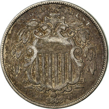 Monnaie, États-Unis, Shield Nickel, 5 Cents, 1868, U.S. Mint, Philadelphie