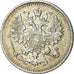 Moneta, Russia, Nicholas II, 5 Kopeks, 1870, Saint-Petersburg, BB, Argento