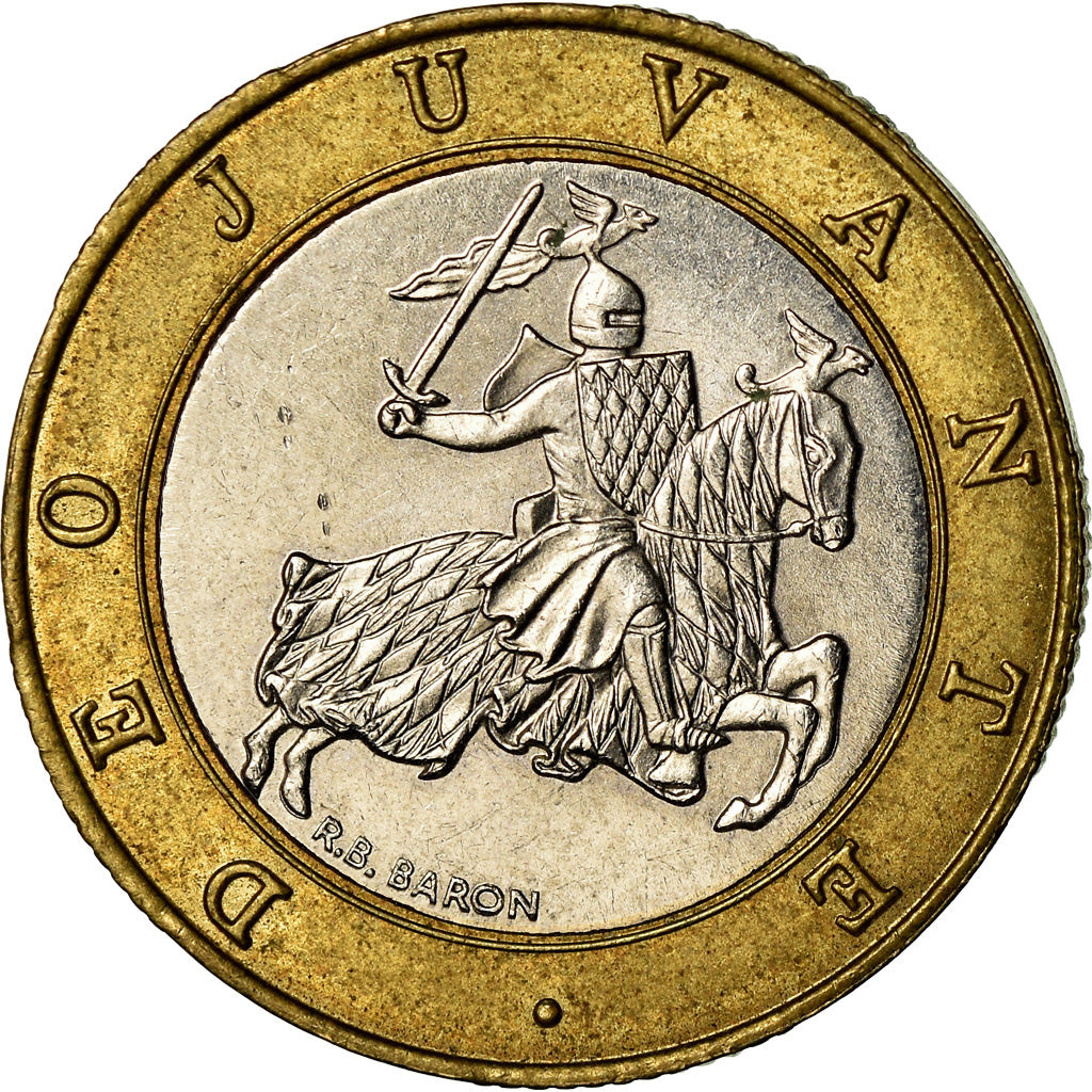 Coin, Monaco, Rainier III, 10 Francs, 1993, EF(40-45), Bi-Metallic, KM:163