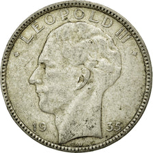 Monnaie, Belgique, 20 Francs, 20 Frank, 1935, TTB+, Argent, KM:105