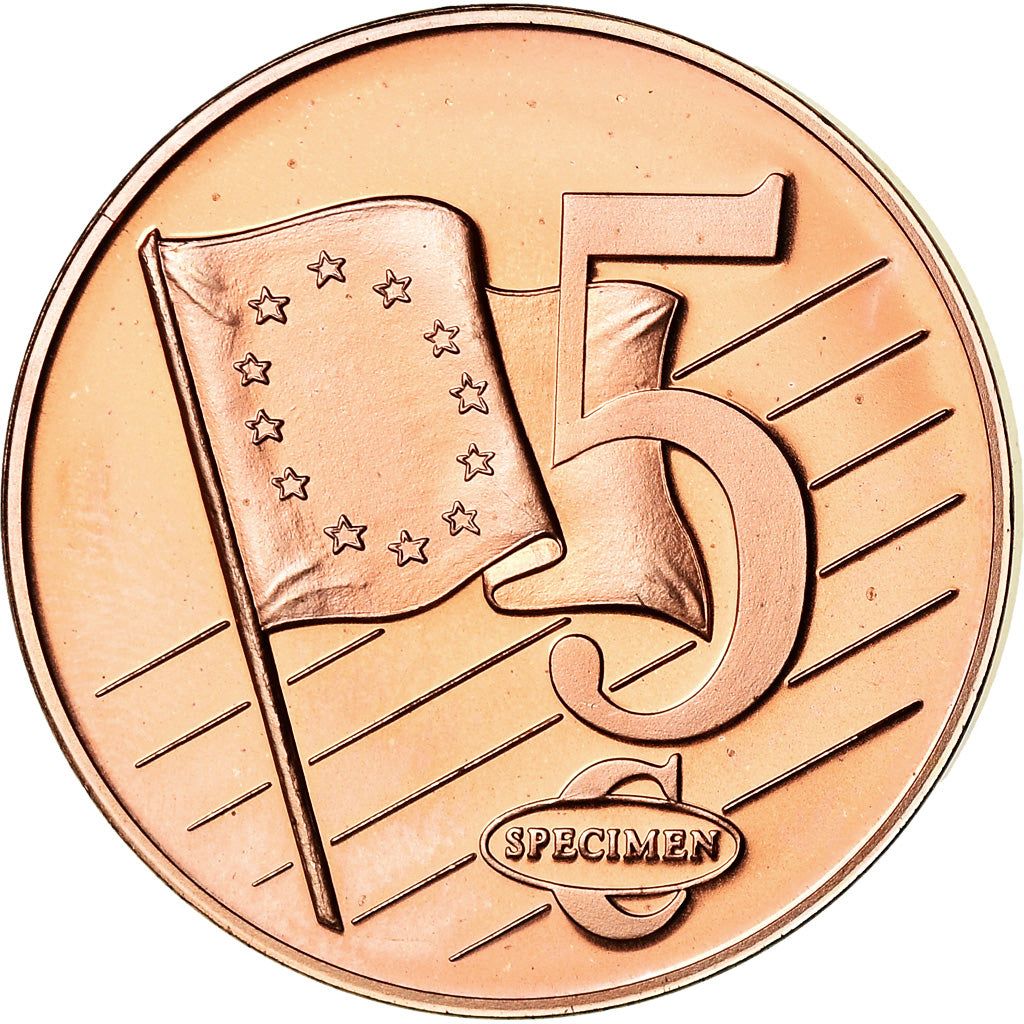 Slovakia, 5 Euro Cent, 2003, unofficial private coin, MS(63), Copper Plated