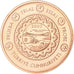 Turkey, 2 Euro Cent, 2003, unofficial private coin, MS(63), Copper Plated Steel