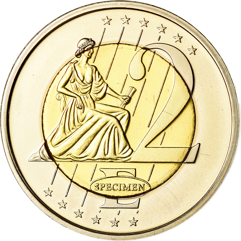 Switzerland, 2 Euro, 2005, unofficial private coin, MS(63), Bi-Metallic