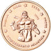 Switzerland, 2 Euro Cent, 2005, unofficial private coin, MS(63), Copper Plated