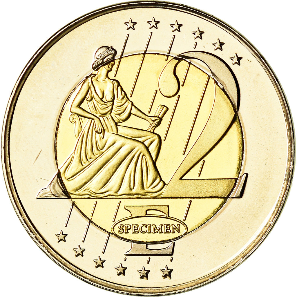 San Marino, 2 Euro, 2005, unofficial private coin, MS(63), Bi-Metallic