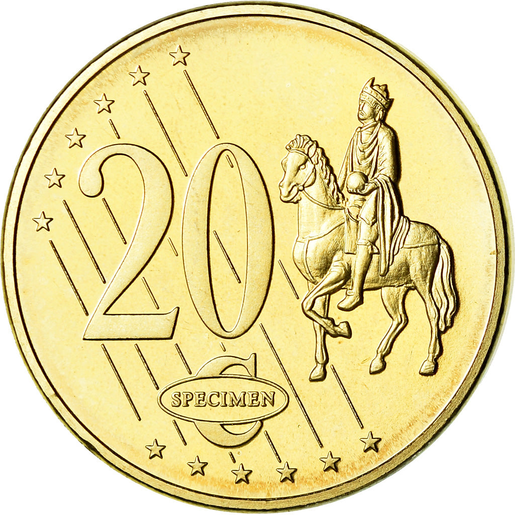 San Marino, 20 Euro Cent, 2005, unofficial private coin, MS(63), Bi-Metallic
