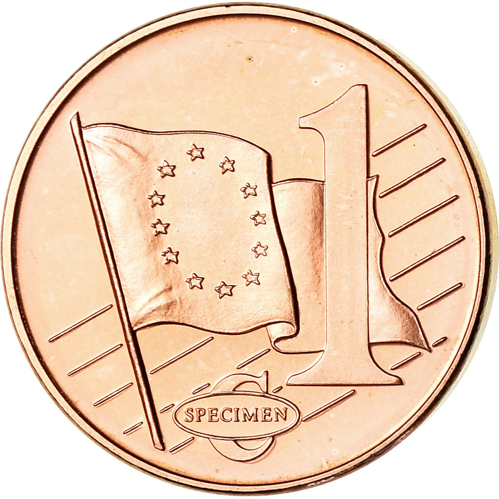 Cyprus, Euro Cent, 2003, unofficial private coin, MS(63), Copper Plated Steel
