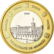 Monaco, Euro, 1999, unofficial private coin, UNZ, Bi-Metallic