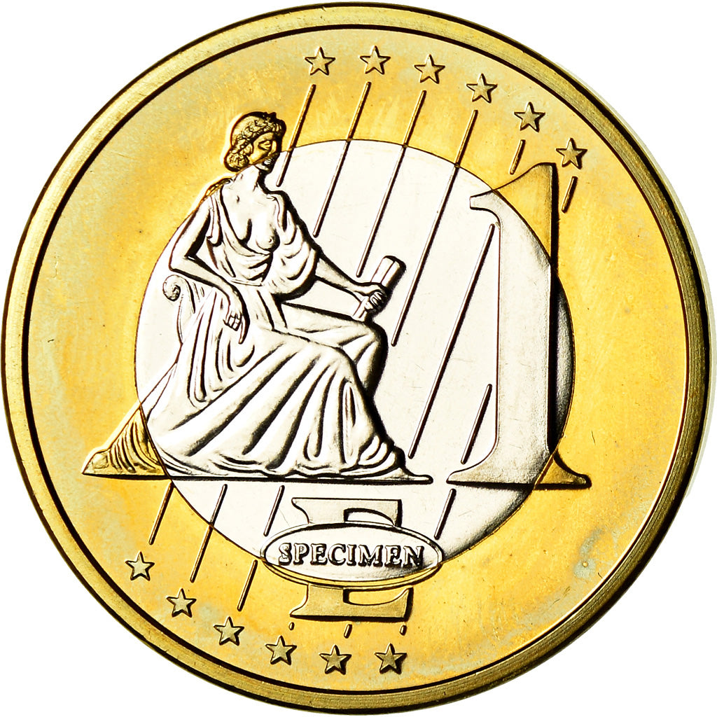 Monaco, Euro, 1999, unofficial private coin, UNZ, Bi-Metallic