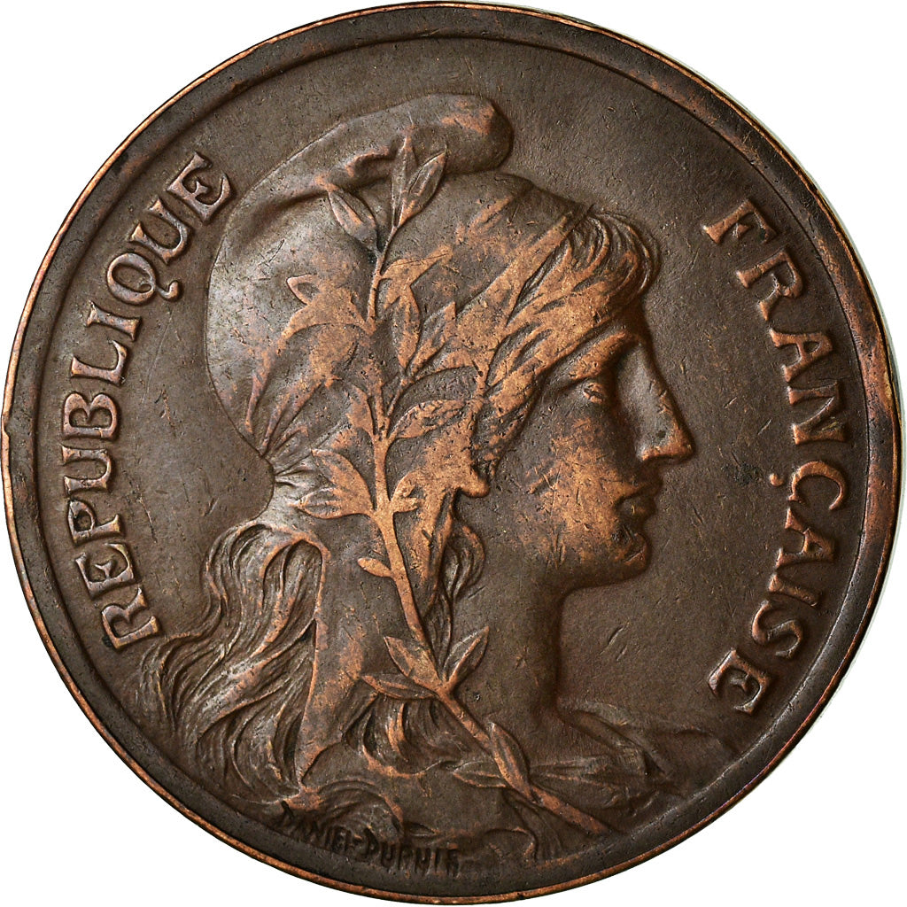Coin, France, Dupuis, 10 Centimes, 1920, Paris, VF(30-35), Bronze, KM:843