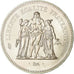 Coin, France, Hercule, 50 Francs, 1975, Paris, MS(64), Silver, KM:941.1