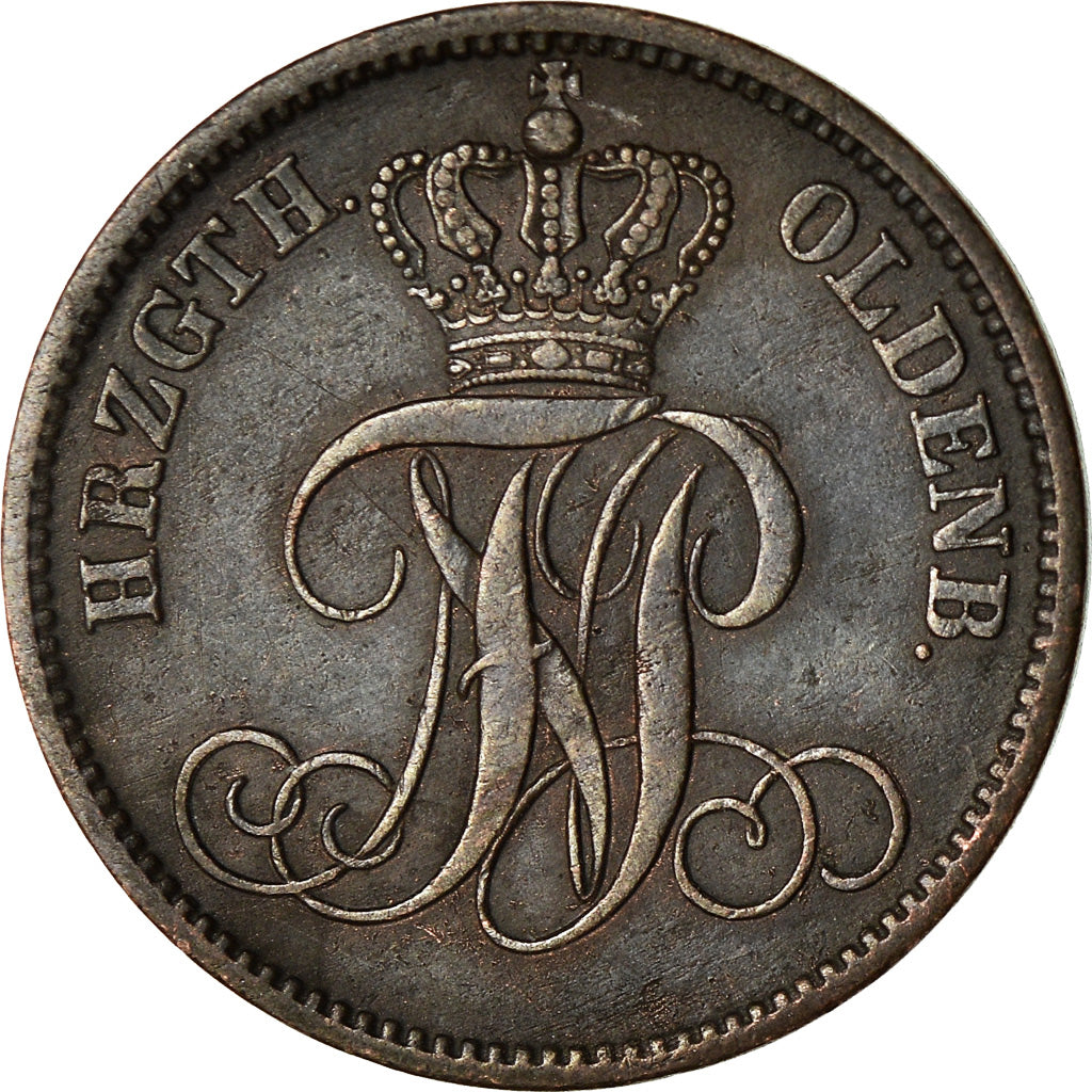 Coin, German States, OLDENBURG, Nicolaus Friedrich Peter, 3 Schwaren, 3 Pfennig