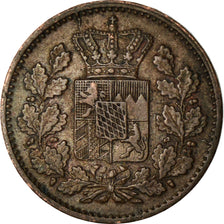 Coin, German States, BAVARIA, Maximilian II, Pfennig, 1860, EF(40-45), Copper