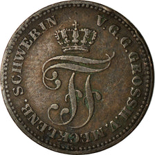 Münze, Deutsch Staaten, MECKLENBURG-SCHWERIN, Friedrich Franz II, 2 Pfennig