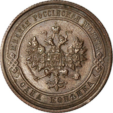 Munten, Rusland, Nicholas II, Kopek, 1913, Saint-Petersburg, ZF, Koper, KM:9.2