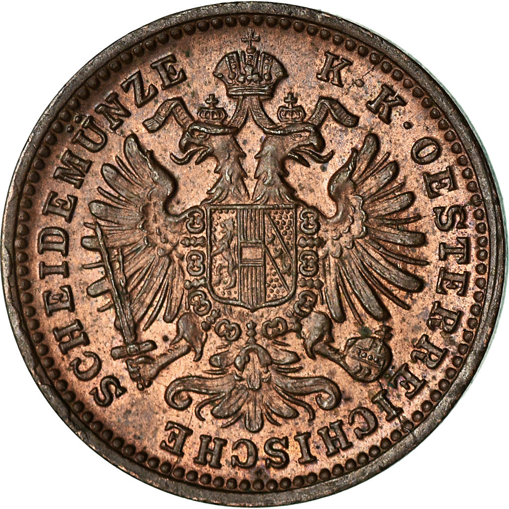 Coin, Austria, Franz Joseph I, Kreuzer, 1885, EF(40-45), Copper, KM:2187