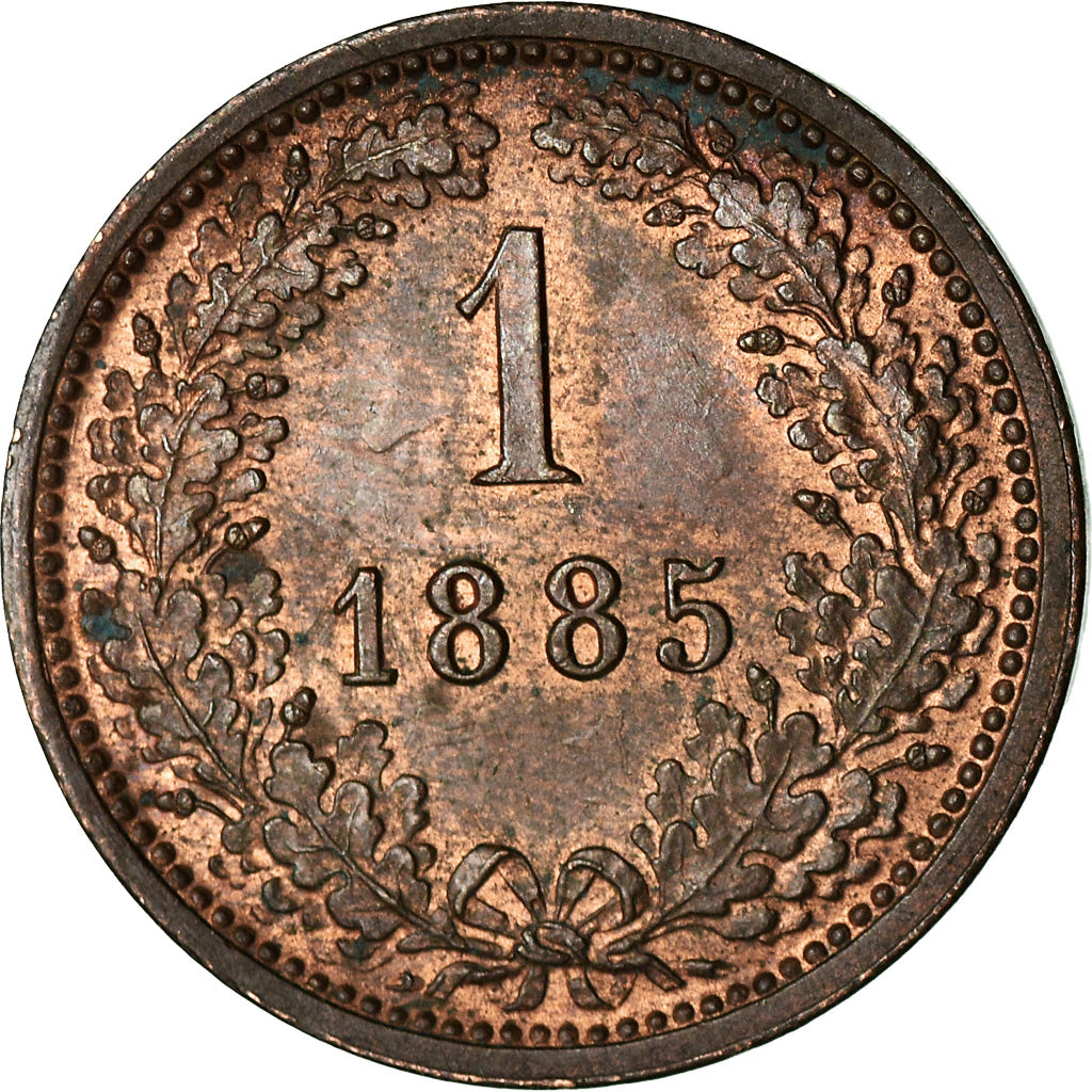 Coin, Austria, Franz Joseph I, Kreuzer, 1885, EF(40-45), Copper, KM:2187