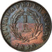 Coin, Argentina, BUENOS AIRES, Real, 1840, EF(40-45), Copper, KM:7