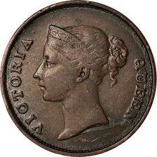 Coin, Straits Settlements, Victoria, Cent, 1845, VF(30-35), Copper, KM:3