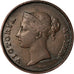 Coin, Straits Settlements, Victoria, Cent, 1845, VF(30-35), Copper, KM:3