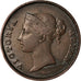Moneta, Insediamenti dello Stretto, Victoria, Cent, 1845, MB+, Rame, KM:3
