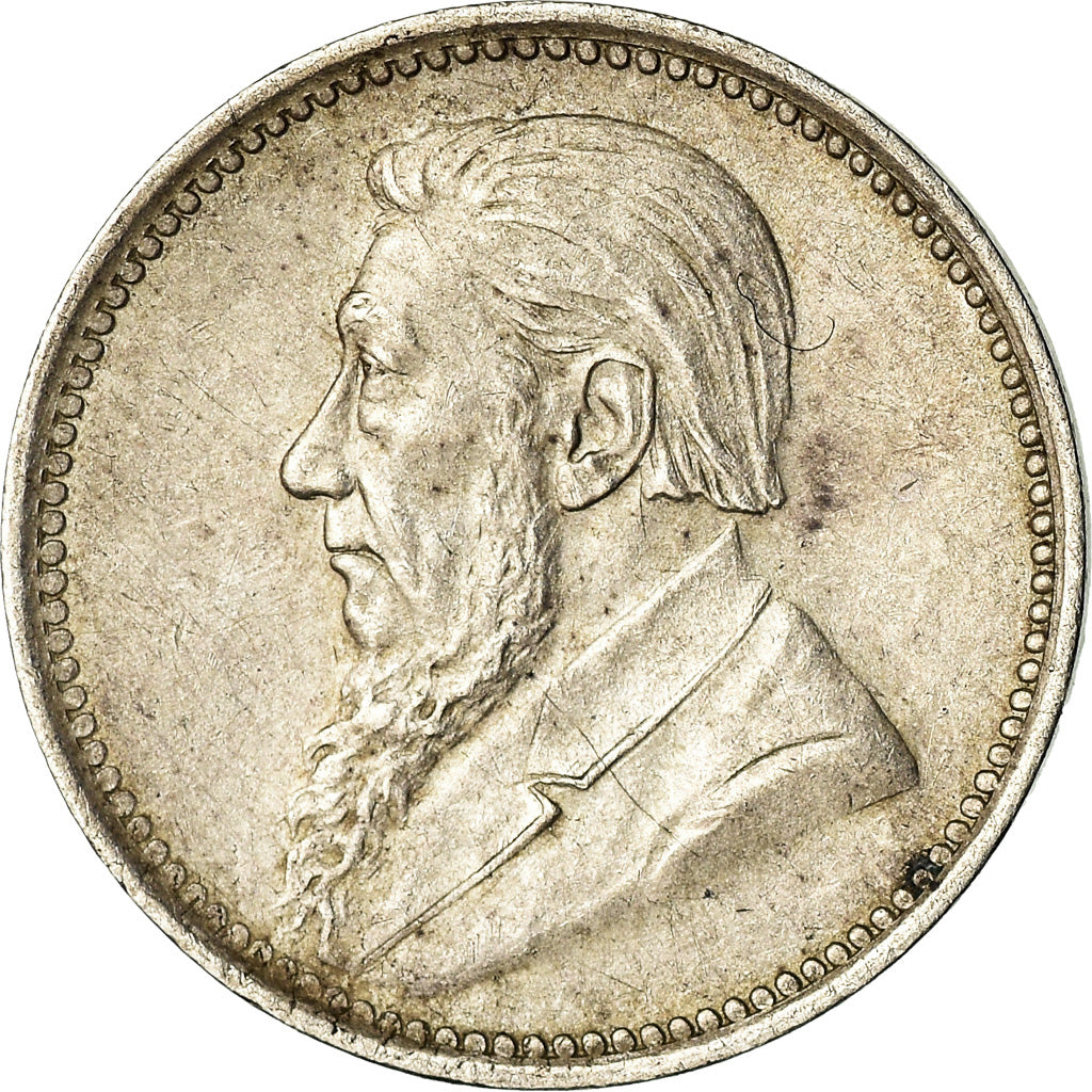 Coin, South Africa, 3 Pence, 1897, AU(55-58), Silver, KM:3
