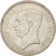 Coin, Belgium, 20 Francs, 20 Frank, 1934, AU(50-53), Silver, KM:104.1