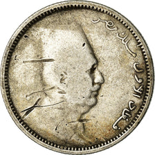 Coin, Egypt, Fuad I, 2 Piastres, 1924/AH1342, VF(20-25), Silver, KM:335