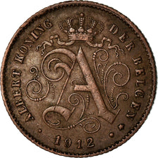 Moneta, Belgio, Centime, 1912, BB, Rame, KM:77