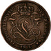 Moneda, Bélgica, Leopold II, Centime, 1902, BC+, Cobre, KM:34.1