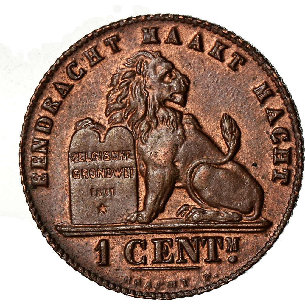 Coin, Belgium, Centime, 1912, EF(40-45), Copper, KM:77
