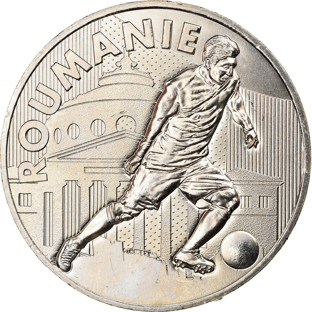 France, Jeton, Football, Roumanie, Euro, Sports & leisure, 2016, MS(64)