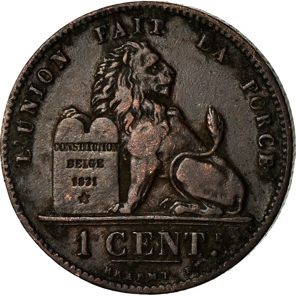 Moneta, Belgio, Leopold II, Centime, 1899, MB+, Rame, KM:33.1