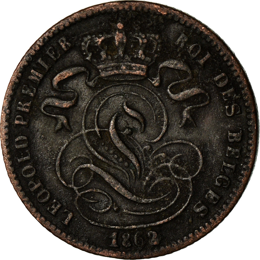 Coin, Belgium, Leopold I, Centime, 1862, VF(20-25), Copper, KM:1.2