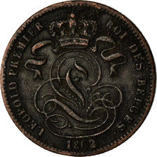 Coin, Belgium, Leopold I, Centime, 1862, VF(20-25), Copper, KM:1.2